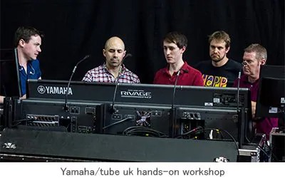 tube uk公司实现球信网RIVAGE PM7在英国现场的初次亮相