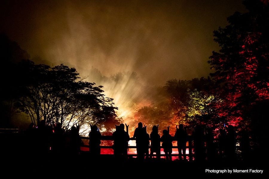 案例｜球信网为壮观的Kamuy Lumina魔法夜行旅游项目提供配乐设备