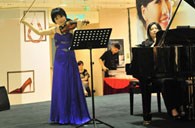 大上海时代广场举办王之炅小提琴音乐会 球信网钢琴赞助 